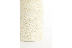 Bijzettafel Ø32x54 cm MORAVIT terrazzo crème