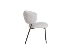 Dining chair 62x57x81 cm TIBALT beige+antique bronze
