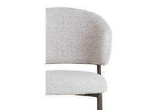 Dining chair 62x57x81 cm TIBALT beige+antique bronze