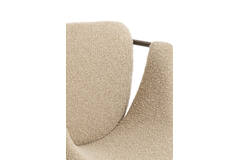 Dining chair 61x60x80 cm NYRO sand-brown+antique bronze