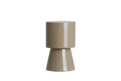 Side table Ø30x49 cm NYSA shiny sand