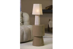 Side table Ø30x49 cm NYSA shiny sand