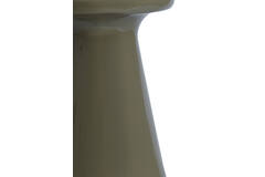 Side table Ø40x51 cm TABOA shiny taupe