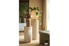 Pillar Ø30x60 cm ALURIA light grey