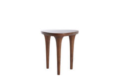 Side table 48x48x50 cm ZULIO acacia wood dark brown