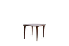 Dining table Ø120x76 cm ZALE acacia wood dark brown