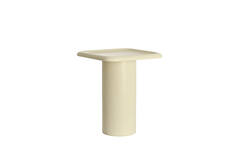 Side table 40x40x48 cm LUARCA ceramics matt cream