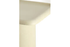 Side table 40x40x48 cm LUARCA ceramics matt cream