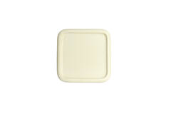Side table 40x40x48 cm LUARCA ceramics matt cream
