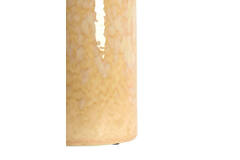 Side table 40x40x48 cm LUARCA ceramics light peach