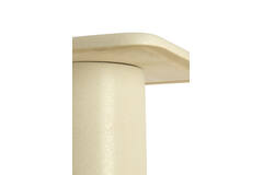 Side table 45x45x54 cm LUARCA ceramics matt cream