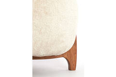 Chair 72,5x70x79 cm BINOA cream+brown