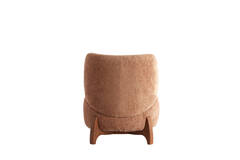 Chair 72,5x70x79 cm BINOA old pink+brown