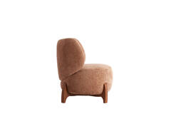Chair 72,5x70x79 cm BINOA old pink+brown