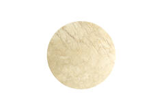 Side table Ø74x36 cm TOMAR sand-pink marble+light gold