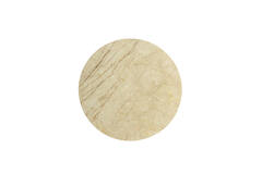 Side table Ø48x53 cm TOMAR sand-pink marble+light gold