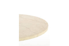 Side table Ø48x53 cm TOMAR sand-pink marble+light gold