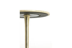 Side table Ø48x53 cm TOMAR sand-pink marble+light gold