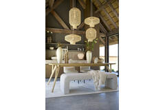 Sofa 160x49x47 cm NEHNA cream