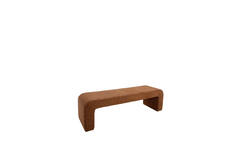 Sofa 160x49x47 cm NEHNA brown-terra