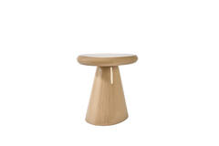 Side table 55x38x52 cm TARINO shiny beige