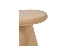 Side table 55x38x52 cm TARINO shiny beige