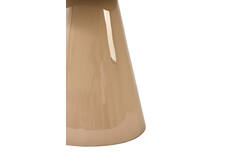 Side table 55x38x52 cm TARINO shiny beige