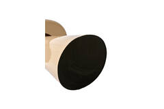 Side table 55x38x52 cm TARINO shiny beige