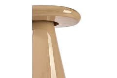 Side table 55x38x52 cm TARINO shiny beige