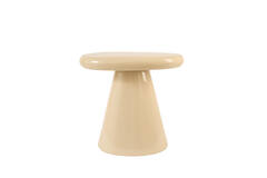 Side table 55x38x52 cm TARINO shiny cream