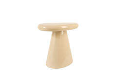 Side table 55x38x52 cm TARINO shiny cream