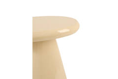 Side table 55x38x52 cm TARINO shiny cream