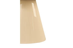 Side table 55x38x52 cm TARINO shiny cream