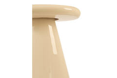 Side table 55x38x52 cm TARINO shiny cream