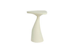 Side table 33x33x49 cm VAROLI matt cream