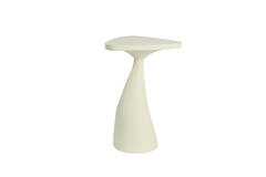 Side table 33x33x49 cm VAROLI matt cream