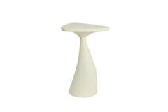 Side table 33x33x49 cm VAROLI matt cream