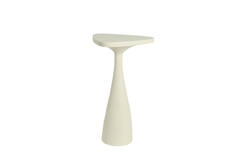 Side table 33x33x60 cm VAROLI matt cream