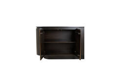 Console 160x43x80 cm RYMA wood chocolate brown