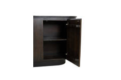 Console 160x43x80 cm RYMA wood chocolate brown