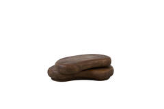 Coffee table 99x60x32 cm PAYU mango wood matt dark brown