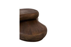 Coffee table 99x60x32 cm PAYU mango wood matt dark brown