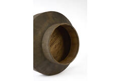 Coffee table Ø80x35 cm WELU mango wood chocolate brown