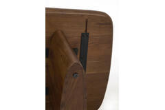 Coffee table 110x70x38 cm AYMARA acacia wood dark brown