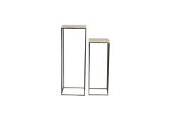 Pillar S/2 max 35,5x35,5x101 cm ROSHAN trav sand+brown bronz