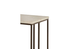 Pillar S/2 max 35,5x35,5x101 cm ROSHAN trav sand+brown bronz