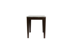 Side table 40,5x40,5x47,5 cm LEV marble dark brown+ant bronz