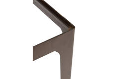 Side table 40,5x40,5x47,5 cm LEV marble dark brown+ant bronz