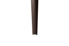 Side table 40,5x40,5x47,5 cm LEV marble dark brown+ant bronz