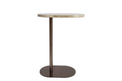 Side table 40,5x26x55 cm REVIX agate smoke+brown bronze
